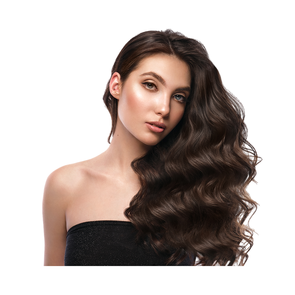 Perücke Virgin Haar gewellt 250g